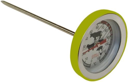 Cooking Thermometer For Cooking Meat Poultry Pig Beef and Veal LaMB-Green