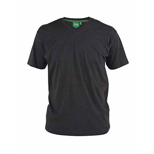 Preisvergleich Produktbild Duke Herren T-Shirt Signature-1 mit V-Ausschnitt (L) (Schwarz)