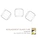 Produktbild (3-Pack) Topkee Manta RTA Glass Tube Replacement Transparent Colors
