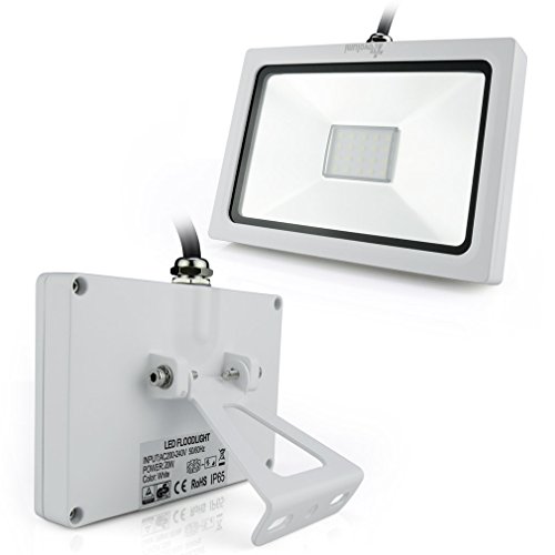 Novolumi® 20W Kaltweiß IP65 LED Wandstrahler Flutlicht Flutlichtstrahler Strahler Scheinwerfer Wasserdicht Baustrahler Für Parkplätzen