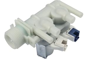 Magnetventil Einlaufventil Füllventil 2fach 180° 10,5mmØ Waschmaschine Original Ariston Indesit Hotpoint Scholtès C00110333 Whirlpool Bauknecht 482000022813