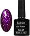 Bluesky UV LED Gel Soak Off Nail Polish, Frosty Indigo