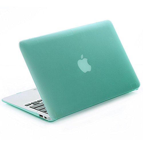 MacBook White 13    Shell  DWaybox Frosted Rubberized Ultra Slim Hard H  lle Schutzh  lle f  r MacBook White 13-Inch A1342   207   516  Mint Green 