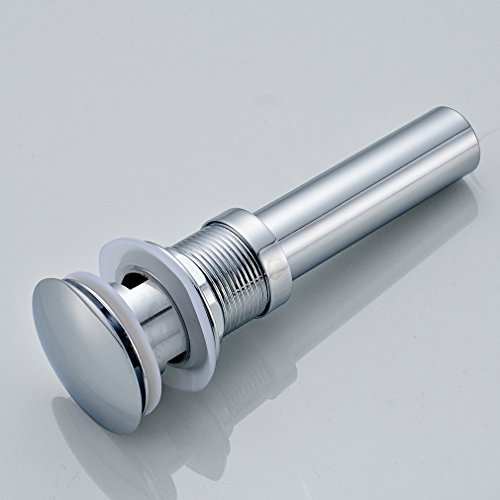 OBEEONR® Siphon + Pop Up Ablaufventil mit Überlauf Waschbecken Ablauf Ablaufgarnitur für Waschbecken Waschtisch - 3