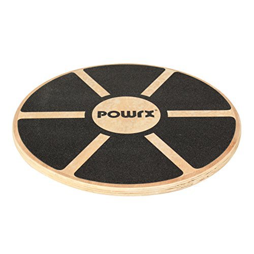 Balance Board Wackelbrett aus Holz für propriozeptives Training und Physiotherapie Therapie-Kreisel - 7