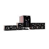 SONIDO ENVOLVENTE: El sistema de sonido envolvente activo 5.1 de Auna Areal 525 WD, con una amplia gama de sonidos y volumen diferenciado ajustable, convierte tu área de entretenimiento en un económico Home Cinema gracias a su sistema multicanal de sonido 5.1.