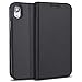 Produktbild SmartLegend Kompatibel mit iPhone XR Hülle, Handyhülle Grau PU Leder Schutzhülle Lederhülle Flip Case Handy Schale mit Kartenfächer Magnet Standfunktion Etui