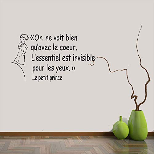 Lessentiel Est Invisible Pour Les Yeux Tableau Mural Toile Citation Saint Exupery On Ne Voit Bien Quavec Le Coeur Sud Trading 28x28cm Decorations Murales Accessoires De Decoration Mystik Com Au