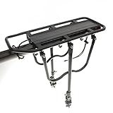 OUTERDO Bike Cargo Racks Bicycle Bike Alloy Rear Rack Seat Carrier Full Quick Release Luggage Protect Pannier