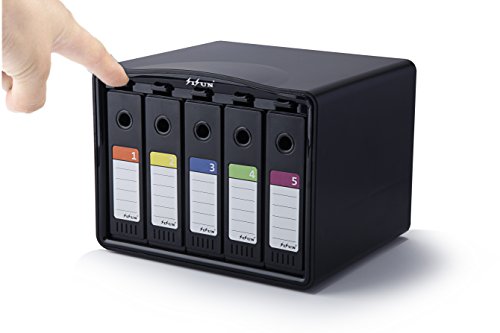 SISUN® Festplattentasche Schutztasche Schutzbox 3,5″ /2,5″- Aufbewahrungstasche für 3,5 / 2,5 Zoll Festplatten (5 Bay) - 6