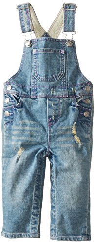Hatley Baby Girls Infant Dungaree-Denim Dungarees, Blue, 18-24 Months