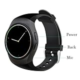 Pinkbenmus Intelligente Uhr Smartwatch, Smart Uhr Mit Herzfrequenz Monitor SchrittzäHler/Anti Verloren Kompatibel Mit Android 4.3 Oder HöHer Und IOS8 +