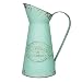 Produktbild Yoillione Blumenvase, Vintage-Stil, Metallvase, französischer Krug für Blumen, Grün Shabby Chic Vase mit Blumen für Bauernhof-Dekoration, 4 Stil Stil 1