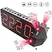 Produktbild Elektrischer Desktop Clock elektronischer Alarm-LED-Screen-Display-Zeit-Temperatur-Kalender Porjection Schreibtisch-Uhr FM Radio Regard