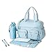 OiOi Changing Bag Carry All (Lizard Powder Blue)