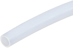 sourcing map Tube PTFE Tuyau 1.6mm ID x 3.2mm OD x 3.3Pieds Tube PTFE pour PLA ABS 3D Imprimante