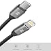 Produktbild Rock USB Typ C auf Lightning Kabel, Male to Lightning Data Sync & Charger Cord Connector Adapter 3.3FT/ 1M, für Apple iPhone 8 Plus iPhone X iPad Pro New MacBook Pro 2017 Schwarz