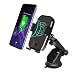 Produktbild LiDiwee Qi induktives Ladegerät Auto 10W und Kfz Handyhalter für Samsung Galaxy S9 S8 S7 Note 8 iPhone X 8 Plus LG G7 ThinQ Smartphone, Automatischer Infrarotsensor, Saugnapf oder Lüftungsschlitz