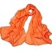 Women's Long Soft Summer Scarves Ladies Beach Scarf Scarfs (Orange)