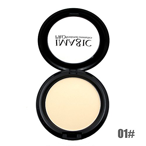 New Waterproof Matte Face Powder Make Up Bronzer Highlighter Shimmer Brighten Face Pressed Powder Palette Long Lasting Cosmetics (01#)