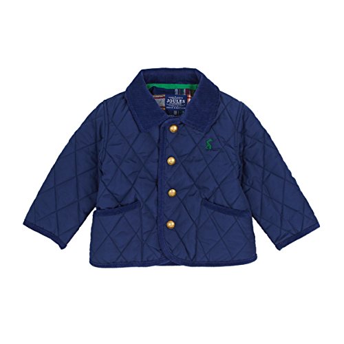 Joules Baby Boys Classic Quilted Coat - French Navy - 18-24 months / 92 cms