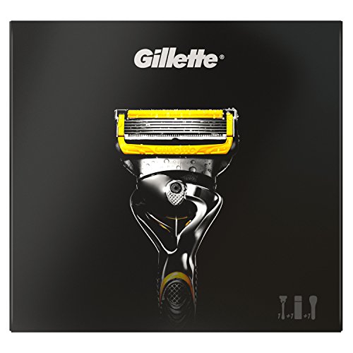 Gillette Proshield® Gift Set Razors Sensitive Shaving Gel + Travel Case, Pack of 1