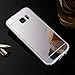 Produktbild Samsung Galaxy S7 Edge Hülle,Samsung Galaxy S7 Edge TPU Hülle Spiegel,Leweiany Kreativ Make Up Mirror Spiegel Muster Glänzend Shiny Kristall Klar Durchsichtig Transparente Hülse HandyTasche Strass Rahmen Slim TPU und PC Handy Gehäuse Hülle Premium Protector Shell Slim Etui Schale Bumper Luxus Dame Mädchen Frau Schutzhülle Hardcase Hart Hülle Handyhülle Etui Case für Samsung Galaxy S7 Edge Silikon Backcover Tasche Case Spiegel Hülle Mirror Effect - Silber