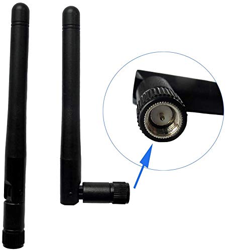 3dBi 2.4GHz Wireless Rubber Aerial Omni-Directional WiFi Antenna SMA Male Connector for Wireless Network Router 1 PCS