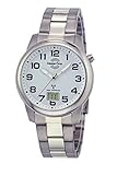 Master Time Funk Quarz Herren Uhr Analog-Digital mit Titan Armband MTGT-10653-40M