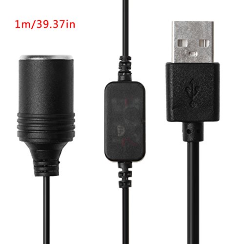 Preisvergleich Produktbild Werst USB 5 V auf 12 V Zigarettenanzünder-Buchse Adapter Kabel