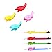Produktbild Dolphin Stil Bleistift Griff Silikon Universal Ergonomische Schreibhilfe für Rechts-, zufällige Farben, Set von 10