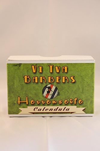 VI TVA Barbers Men's Calendula Soap for Body and Face
