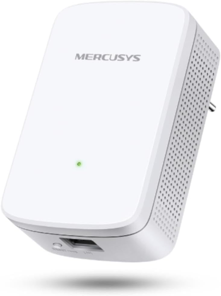 Mercusys ME10 Wi-Fi Menzil Genişletici, 300Mbps, Beyaz | Tüm kutu uyumlu, tak ve çalıştır kurulumu, WiFi kapsama alanınızı geliştirin, Uzaktan çalışma ve akış için ideal