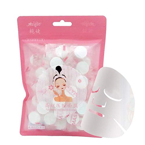 Preisvergleich Produktbild iBaste DIY Compressed Gesichtsblatt Maske 50 stücke Haut Gesichtspflege DIY Gesichtspapier Compress Masque Maske