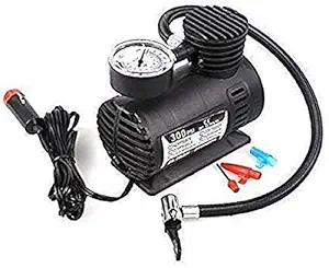 Air Compressor Inflator Pump for car, Bike, tubeless tyre. 12V 300 PSI air Pump (Pack of 1)