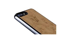 WOODIE Milano Wireless Charging Case | Custodia Protettiva con Ricevitore Wireless Integrato | Compatibile con 6/6s/7 | Erable