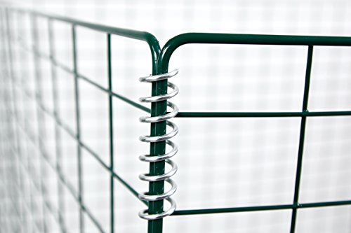 Metall Komposter 90 x 90 x 70 cm, grün, 567 L, Kompost Stahlgitter Garten - 2