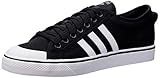Griffige Gummiaußensohle adidas Herren Nizza Basketballschuhe, Schwarz (Cblackftwwhtftwwht), 40 EU