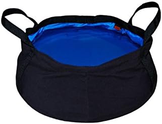 KMJN Portable Portable Folding Wash Basin 8.5L Large Washbasin Outdoor Camping Fishing Can Hold 30*14cm Hot Water