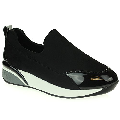 Women Ladies Lightweight Memory Foam Comfort Walking Gym Trainers