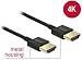 Produktbild DELOCK Kabel High Speed HDMI mit Ethernet - HDMI-A Stecker > HDMI-A Stecker 3D 4K 1,5 m Slim Premium