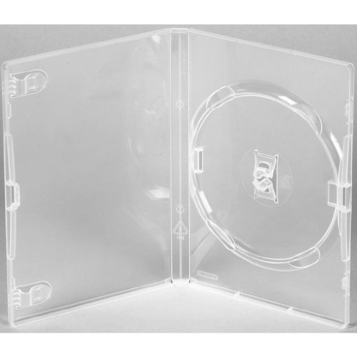 AGI AMARAY 50 x AMARAY DVD Hülle Transparent 14 mm Rückenbreite - 50 Stück