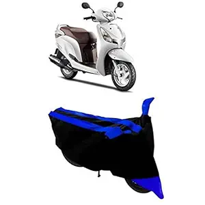 Blue Tree Waterproof Bike Body Cover For Honda Aviator Double Stripe Blue In Standard Size In Blue Colour