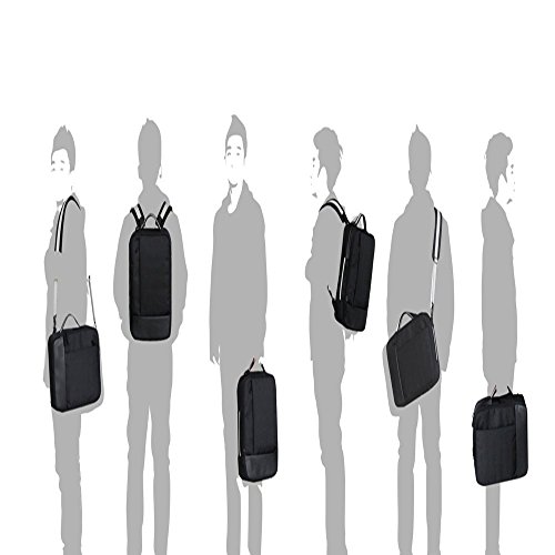 Laptop Rucks  cke  3-in-1 Herren Schultertasche Aktentasche f  r Notebook 15 6 Zoll Wasserdicht Daypack Umh  ngetasche f  r Universit  t Schule Arbeit