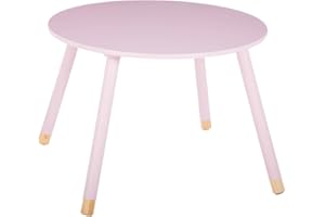 ATMOSPHERA CREATEUR D'INTERIEUR - Tavolo per bambini rosa Douceur D60cm
