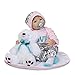 Produktbild DoMoment 50 cm silikon Reborn Baby Puppen schlafen Realistische Real Life Babys Puppen Mit Großen Weißen Bären Bebe Spielzeug