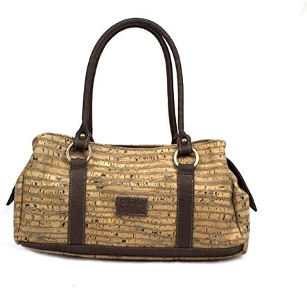 VEGAN HANDBAG FOR WOMAN by Dux Cork GENUINE PORTUGUESE PREMIUM Cork Fabric Leather Fashion ANIMAL FREE Designer