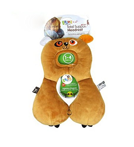 Baby Head Neck Suppot Headrest Children Travel Car Seat Pillow Stroller Cushion (Dog Size M For 1-4 years)