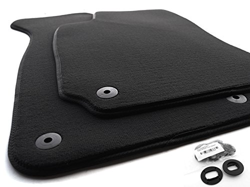kh Teile Alfombrillas de Coche, Negro