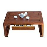 ★ 【Hochwertiges Holz】 Dieser kleine Couchtisch ist aus hochwertigem Holz gefertigt. Die Oberfläche ist fein bearbeitet und poliert. Die Oberfläche ist glatt und empfindlich und die Struktur ist stabil und wird nicht deformiert. Es ist wasserdicht, korrosionsbeständig und verbrühungssicher.